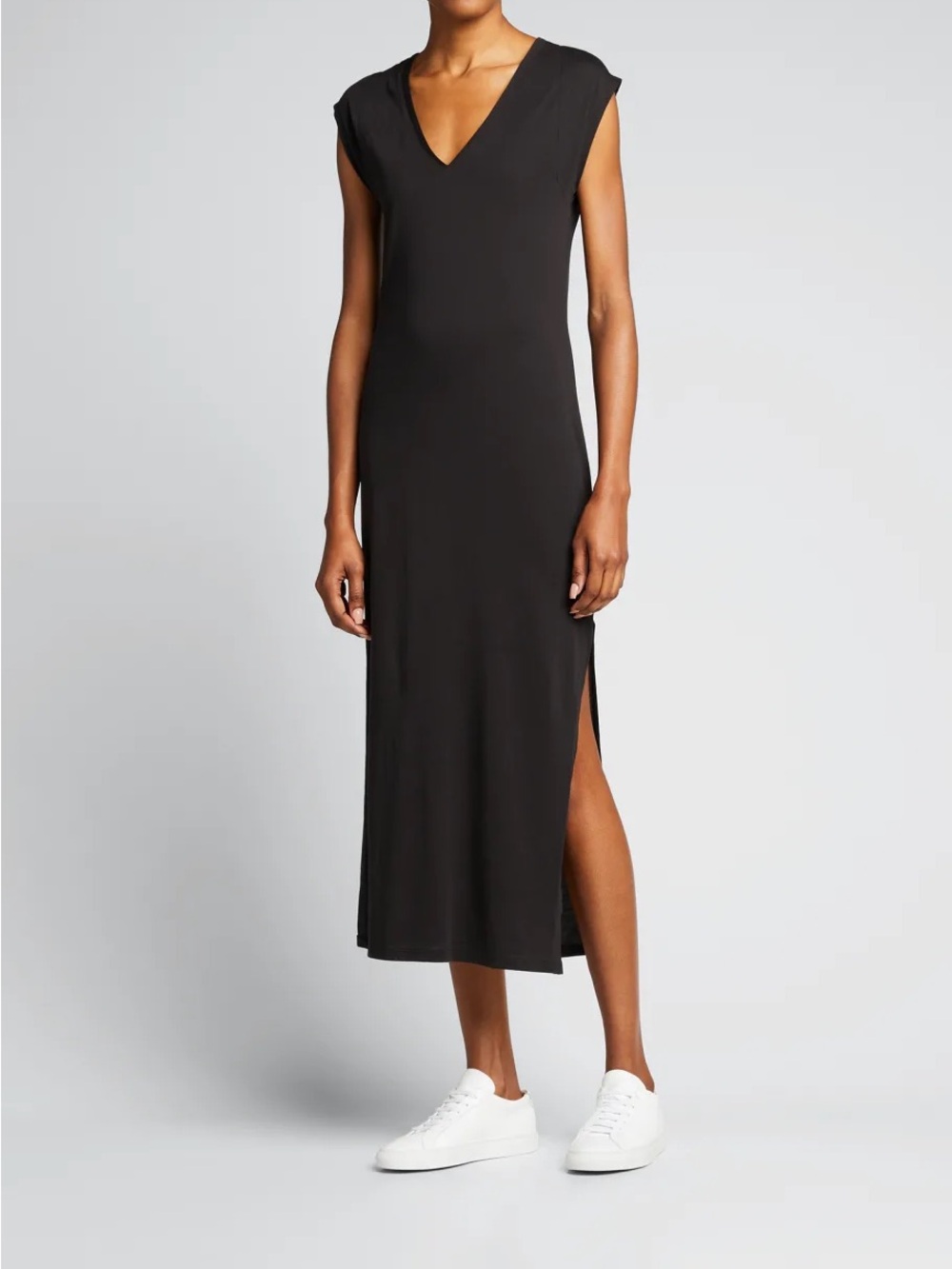FRAME Le Muscle Maxi Dress 100% Organic Pima Cotton Size L